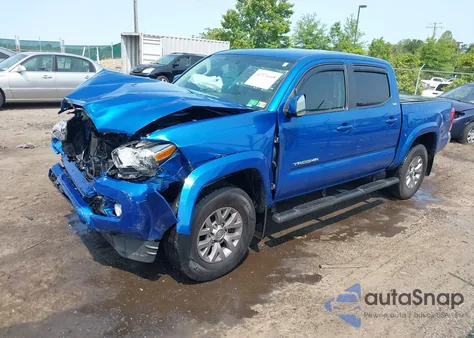 2017 Toyota Tacoma Dbl Cab/Sr/Trdspt/Or/Pro from USA, damaged, VIN 3TMCZ5AN5HM104552